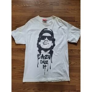 Vintage Eazy E ‘Eazy Duz It’ Ruthless Records T Shirt 20th Anniv. *YELLOWING*